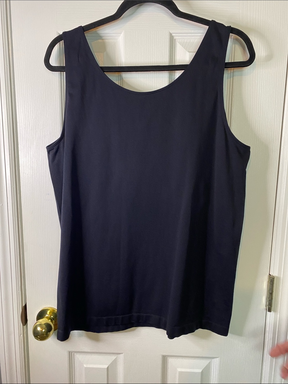 Cato Women's Black Scoop Neck Tank Size 22/24 - Picture 2 of 5